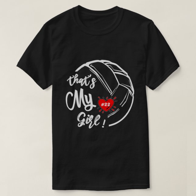 DC Personalised Volleyball Shirt, Volleyball Mum T-Shirt (Design Front)