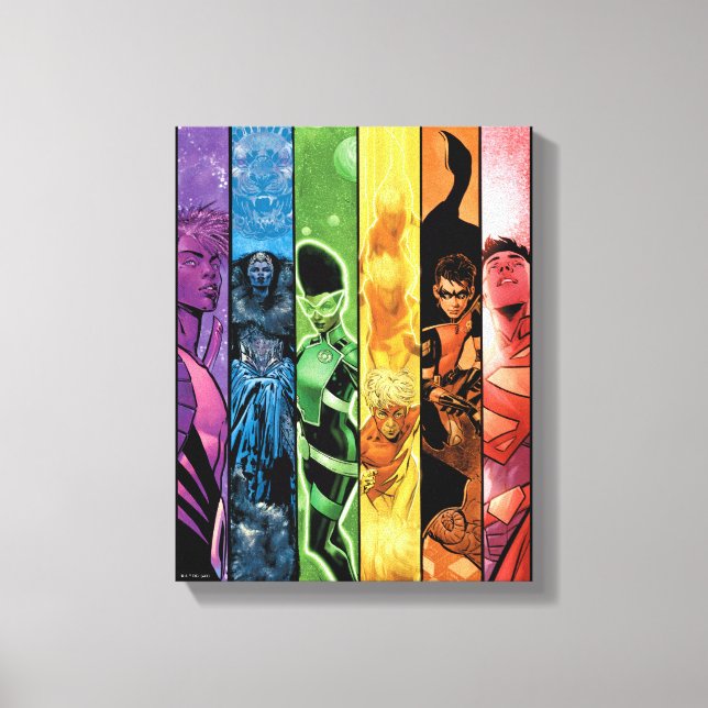 DC Pride Comic Cover 2022 Canvas Print (Front)