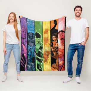 DC Pride Comic Cover 2022 Fleece Blanket