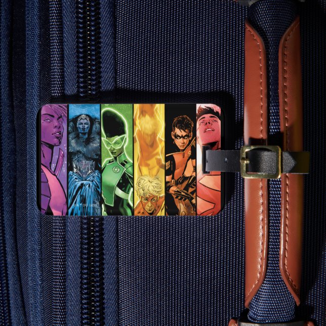 DC Pride Comic Cover 2022 Luggage Tag (Front Insitu 4)