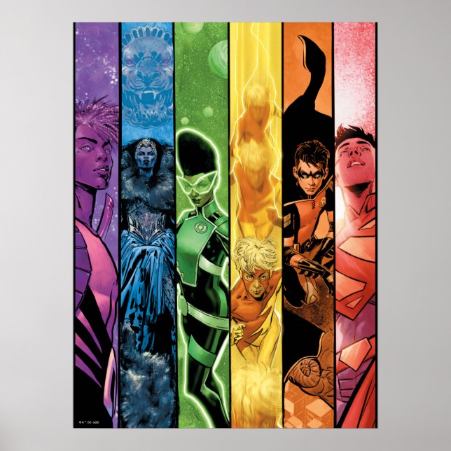 DC Pride Comic Cover 2022 Poster (Front)