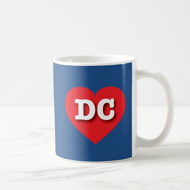 DC Red Heart - I love DC Coffee Mug (Right)