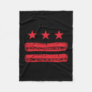 Dc Sandwich Guy Resist Sandwich Thrower Anti-ice A Fleece Blanket