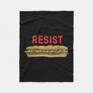 Dc Sandwich Guy Resist Sandwich Thrower Anti-ice A Fleece Blanket