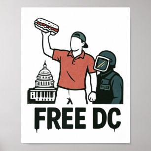 Dc Sandwich Guy The Sandwich Guy Free Dc Premium Poster