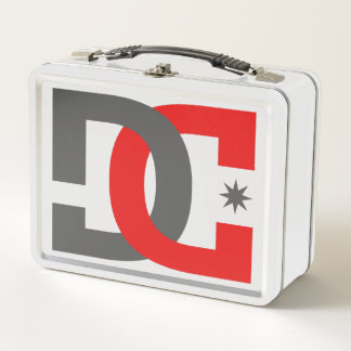 DC Skateboard Logo Fanart Metal Lunch Box