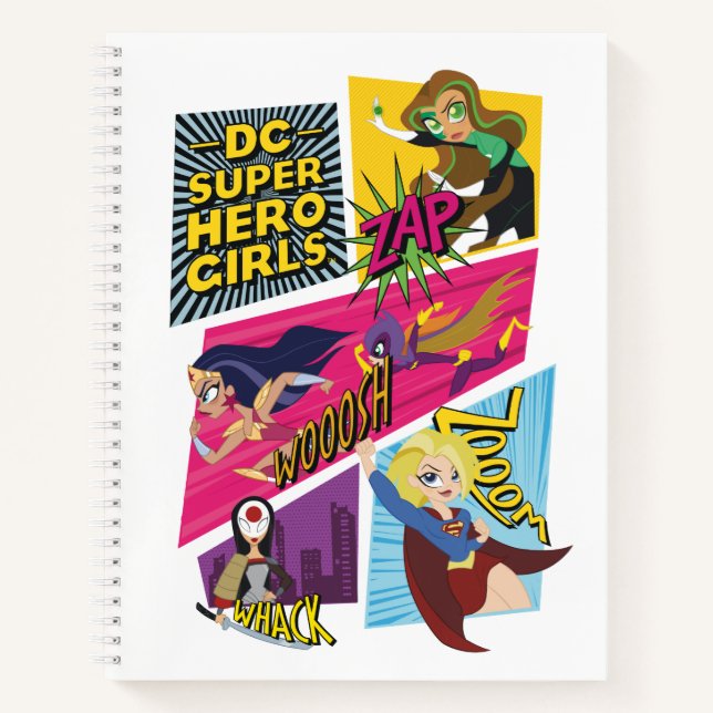 DC Super Hero Girls Action Panels Notebook (Front)