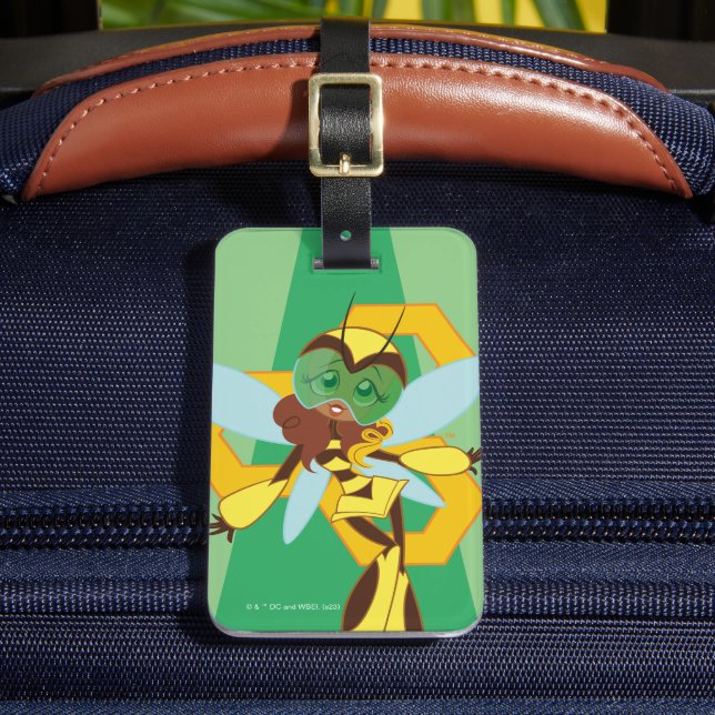 DC Super Hero Girls Bumble Bee Luggage Tag (Front Insitu 2)