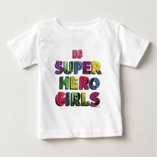 DC Super Hero Girls City Lettering Baby T-Shirt