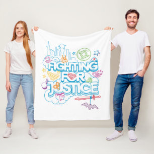 DC Super Hero Girls Fighting For Justice Fleece Blanket