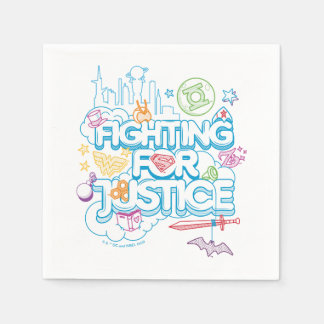 DC Super Hero Girls Fighting For Justice Napkin
