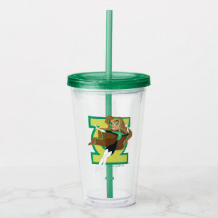 DC Super Hero Girls Green Lantern Acrylic Tumbler