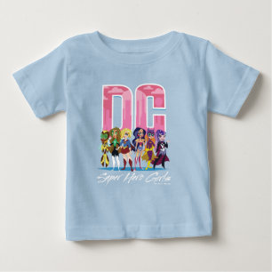 DC Super Hero Girls Lineup Baby T-Shirt