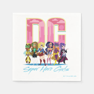 DC Super Hero Girls Lineup Napkin
