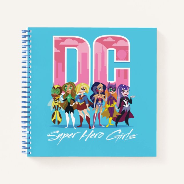 DC Super Hero Girls Lineup Notebook (Front)