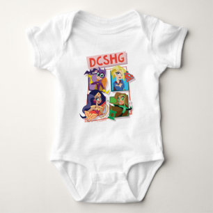 DC Super Hero Girls Quartet Baby Bodysuit