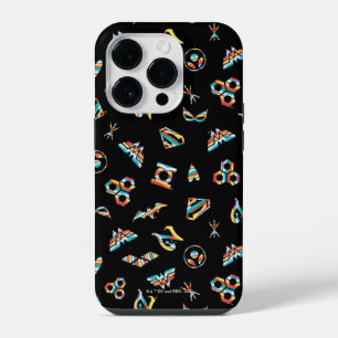 DC Super Hero Girls Rainbow Icon Pattern iPhone 14 Pro Case