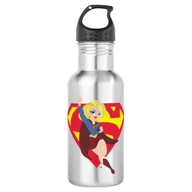 DC Super Hero Girls Supergirl 532 Ml Water Bottle (Front)