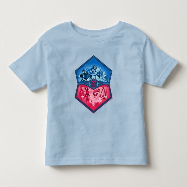 DC Super Hero Girls Teamwork Battle Toddler T-Shirt (Front)