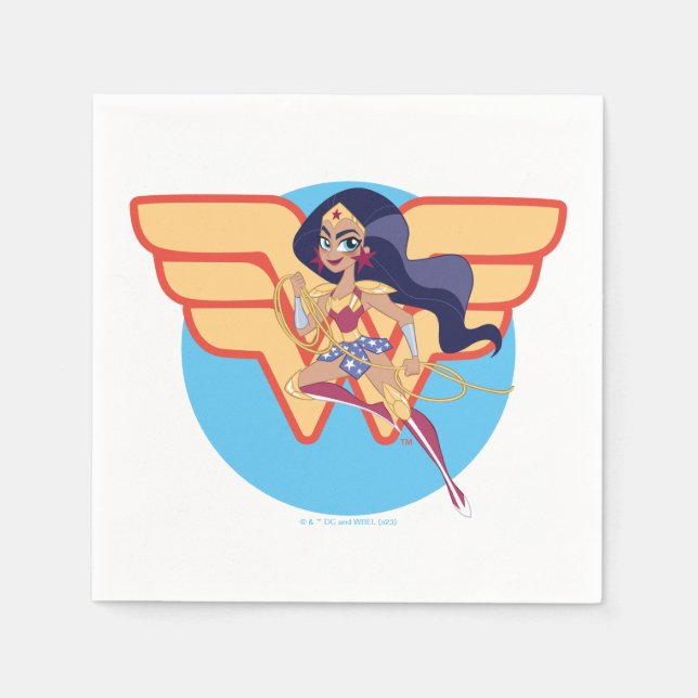 DC Super Hero Girls Wonder Woman Napkin (Front)