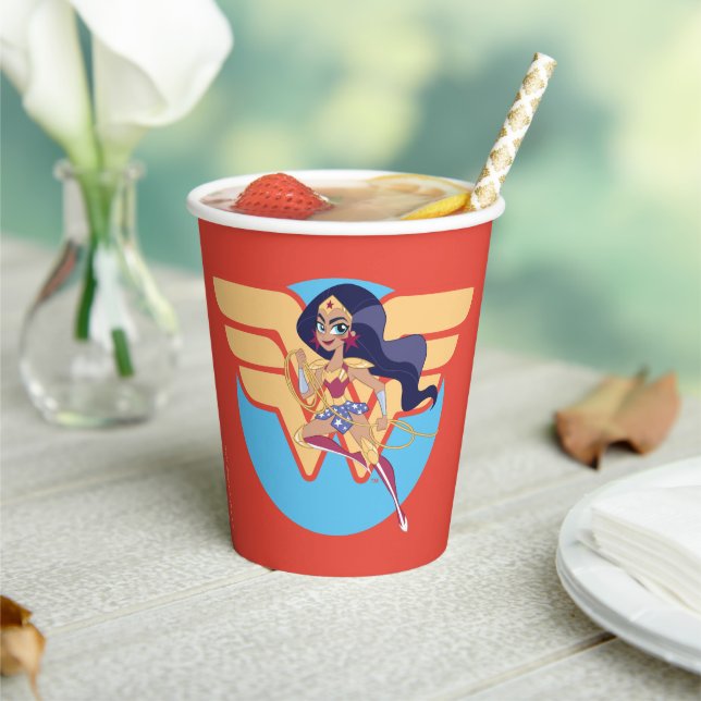 DC Super Hero Girls Wonder Woman Paper Cups (Insitu)