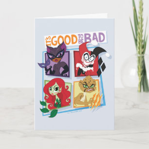DC Super Villain Girls It's Good To Be Bad Card