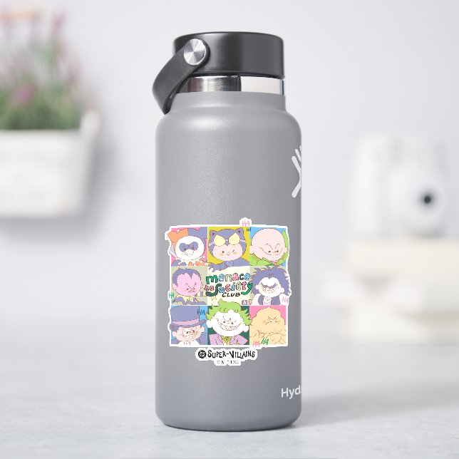 DC Super-Villain Menace To Society Club Graphic (HydroFlask)
