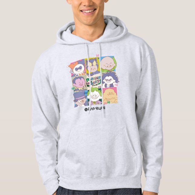 DC Super-Villain Menace To Society Club Graphic Hoodie (Front)