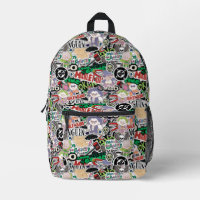 DC Super-Villains Cartoon Pattern