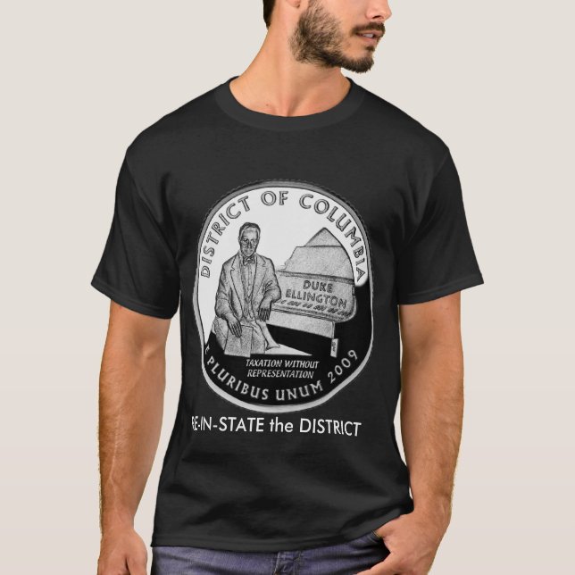 DC Taxation Without Representation STATE T-shirt (Front)