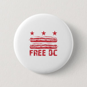 Dc The Sandwich Guy Free Dc, Dc Flag Sub Sandwiche 6 Cm Round Badge