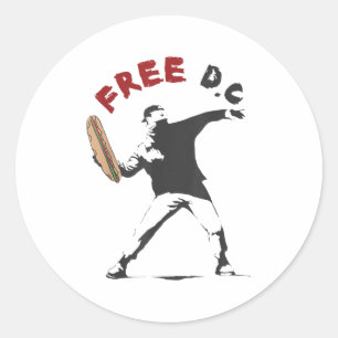 Dc The Sandwich Guy Free Dc Washington Dc Sandwich Classic Round Sticker