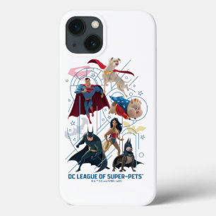 DC Trinity Heroes & Super-Pets iPhone 13 Case