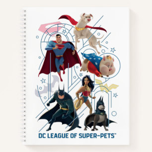 DC Trinity Heroes & Super-Pets Notebook