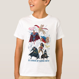 DC Trinity Heroes & Super-Pets T-Shirt