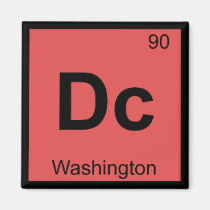 Dc - Washington Chemistry Periodic Table Symbol Magnet