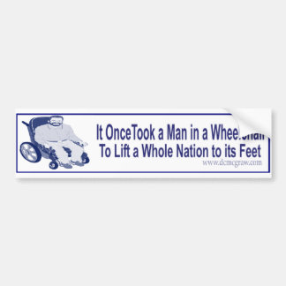 dcmcgrawquote bumper sticker