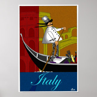 DD099 CHEF IN ITALY POSTER
