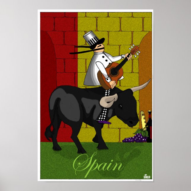 DD100 CHEF IN SPAIN POSTER (Front)