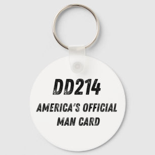 dd214 america's official man card key ring
