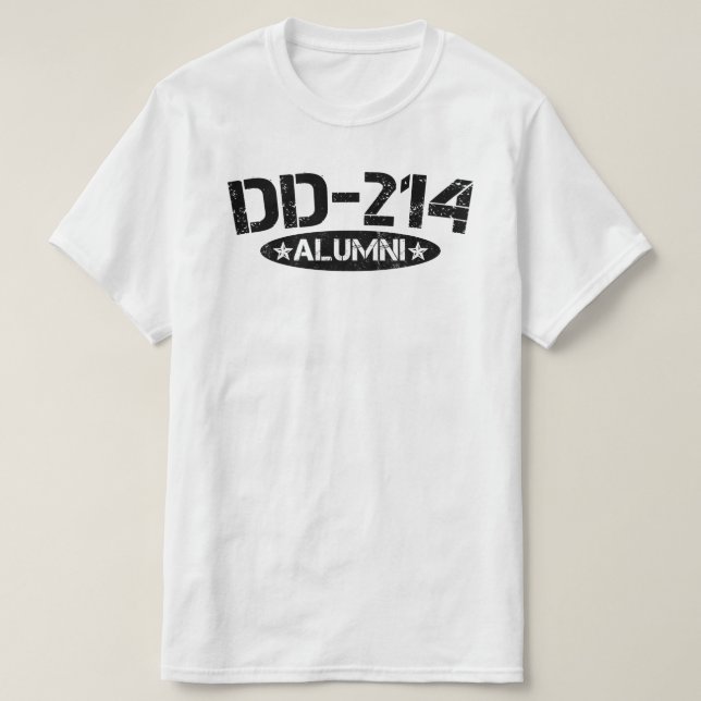 dd-214 alumni T-Shirt (Design Front)