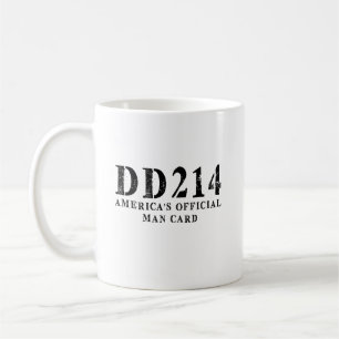 DD 214 America's Official Man Card Coffee Mug