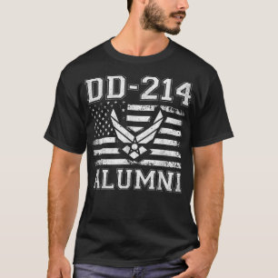 DD-214 US Air Force Alumni Military Veteran Retire T-Shirt