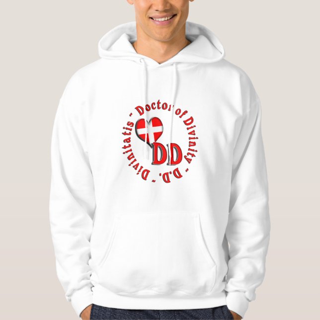 DD CIRCULAR ACRONYM LOGO DOCTOR OF DIVINITY HOODIE (Front)