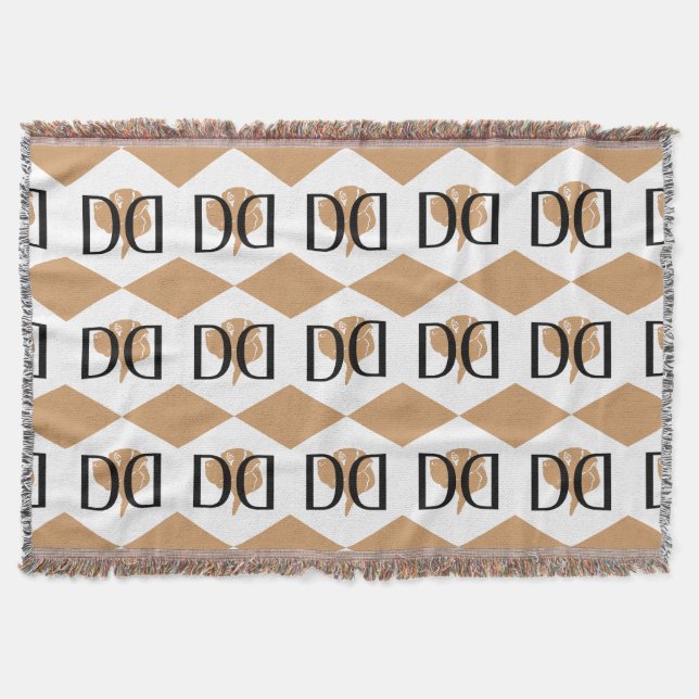 DD Great Dane Collection Throw Blanket (Front)