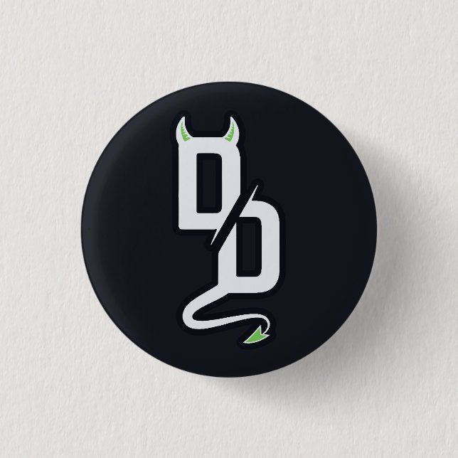 DD Monogram Sticker Button (Front)