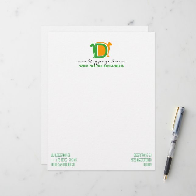 DD Series Letterhead (Front/Back In Situ)