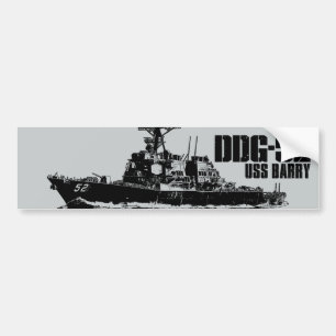 DDG-52 Barry Bumper Sticker