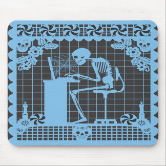DDLM Computadora Papel Picado Ornament Mousepad