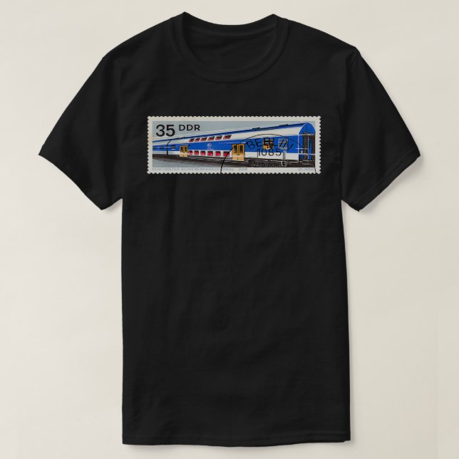 DDR East Germany Berlin Train Postmark SOVI8 Propa T-Shirt (Design Front)